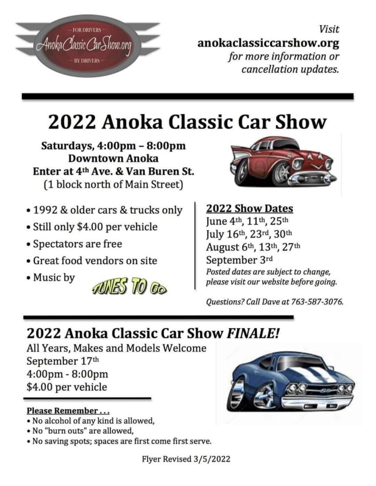 2022 Anoka, Minnesota car show